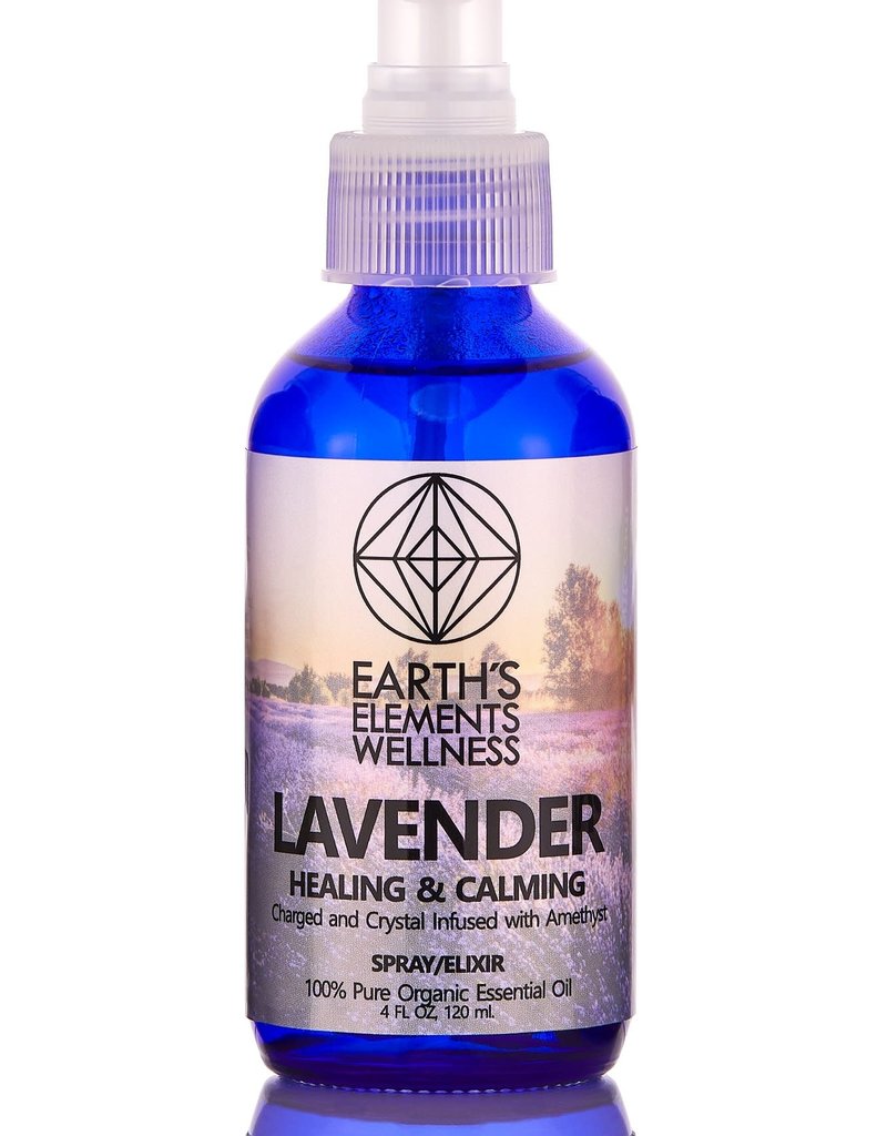 Spray - Lavender Essential Oil with Amethyst - LVS11 - The Open Mind Store
