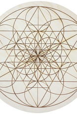 Wood Crystal Grid - Fibonacci Seed of Life - 15191