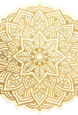 Wood Crystal Grid - Mandala - 15198- Disc