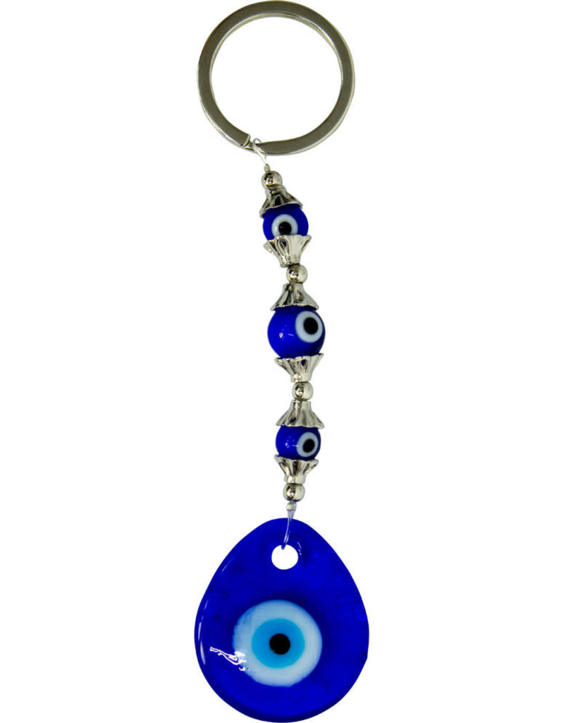 Evil Eye Talisman Teardrop Key Ring