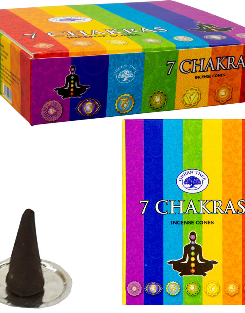 Incense - 7 Chakras - Greentree  IHEM-7CHAK (72662)