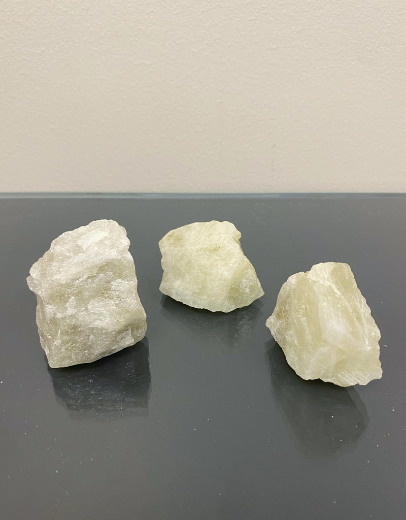 Green / Yellow Amblygonite High Grade w/ Lithium raw chunk