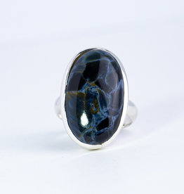Ring- Pietersite Stormy Night Sterling Silver– (Size 7)- R-114
