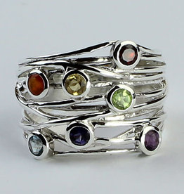 Ring- Chakra Forever Sterling Silver– (Size 5)- M-CH67