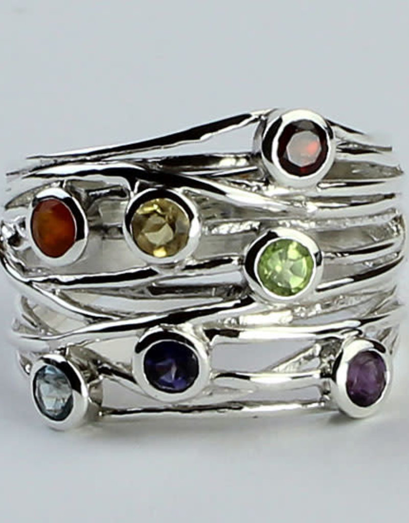 Ring- Chakra Forever Sterling Silver– (Size 5)- M-CH67