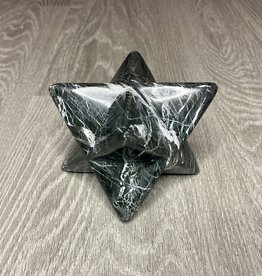 Black Zebra Jasper Merkabah - 11395