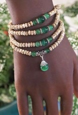 Mala - Lotus Bodhi Seeds - Glass Beads