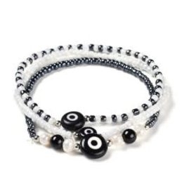 Bracelet - Black Evil Eye Set - BRE2