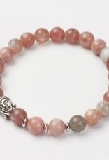 Cream Moonstone Stretch Bracelet