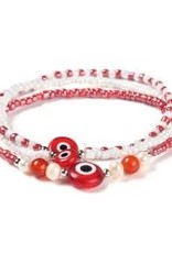 Bracelet - Orange Evil Eye Set - BRE1