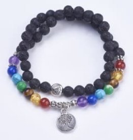 Bracelet- Chakra Lava Yoga - BR100