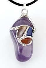 Mindfulness Gem Drop Pendant - AG33