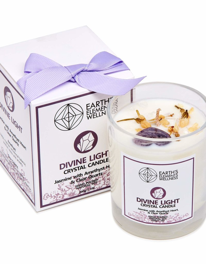 EE - Divine Light Crystal Intention Candle