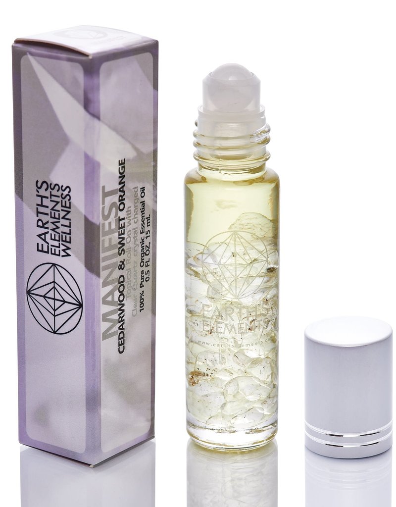 Roll On - Manifest Essential Mix with Clear Quartz