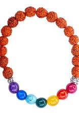 Bracelet - 7 Chakra Rudraksha - RUB-SC