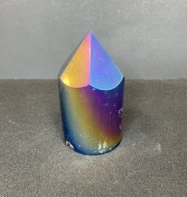 Amethyst Cylinder Rainbow Point- 10271