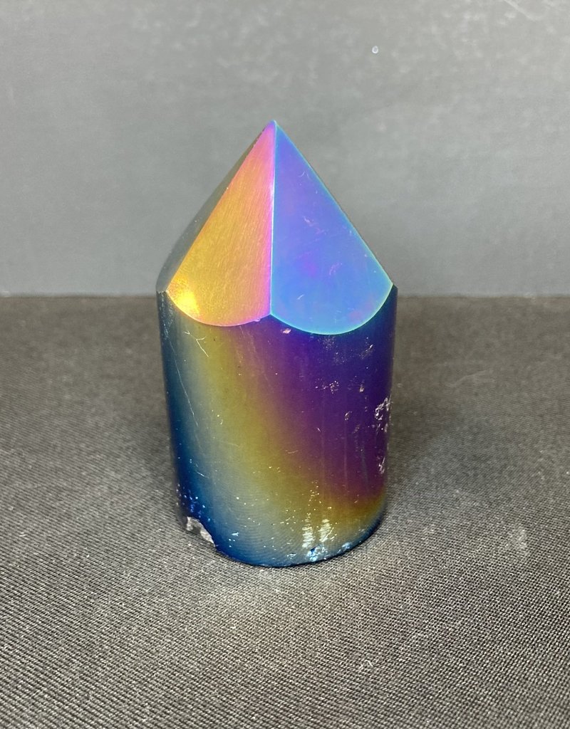 Amethyst Cylinder Rainbow Point- 10271