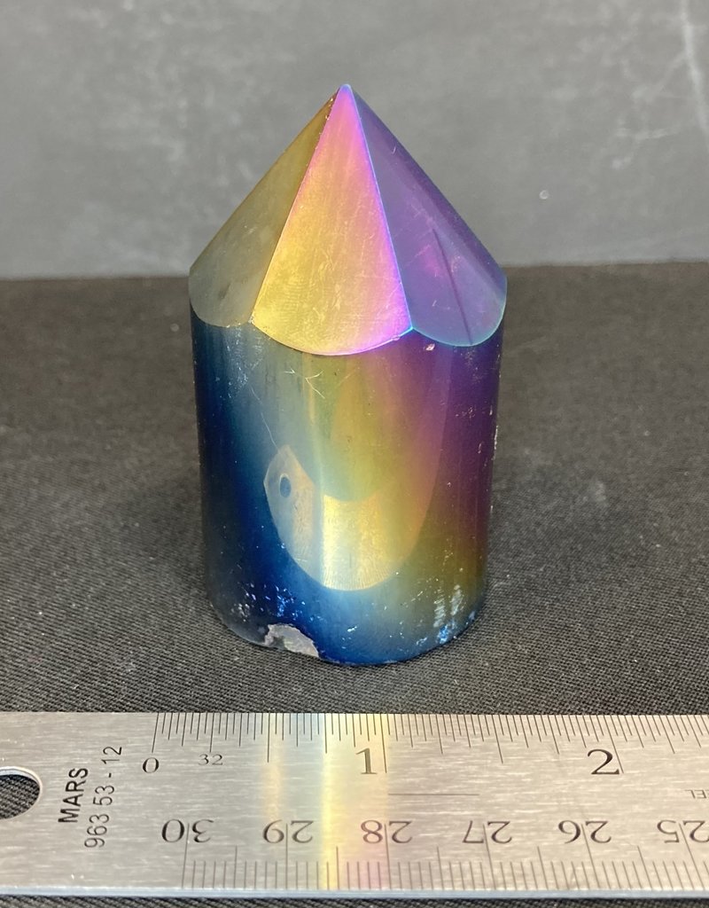 Amethyst Cylinder Rainbow Point- 10271