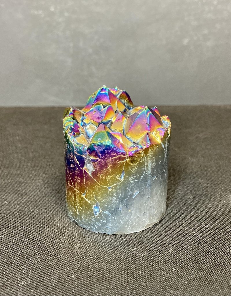 Amethyst Cylinder Rainbow - 7655