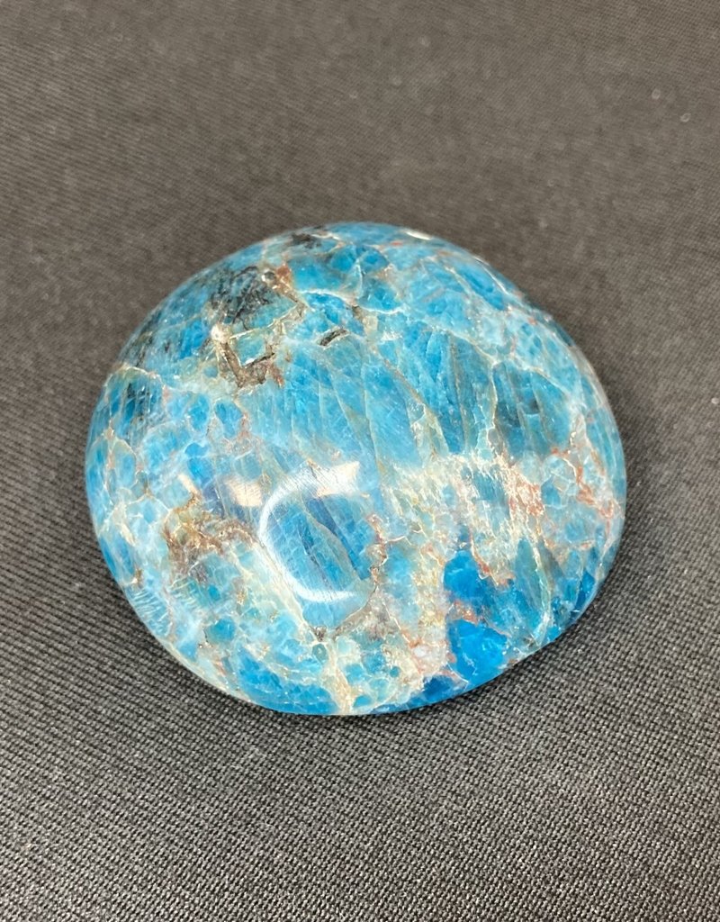 Blue Apatite Palm Stone - BAP14