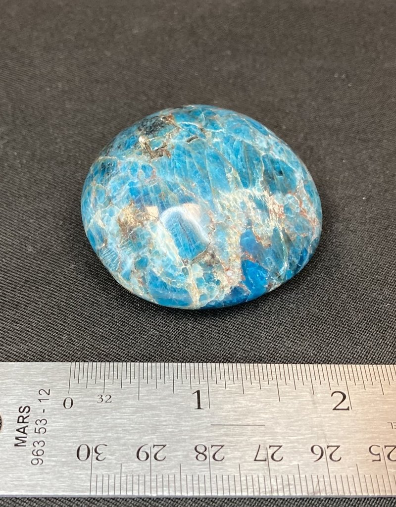 Blue Apatite Palm Stone - BAP14