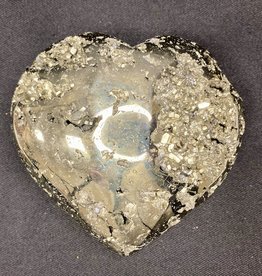 Pyrite Heart - X-Large