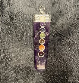 Amethyst Chakra Pendant - P258AM