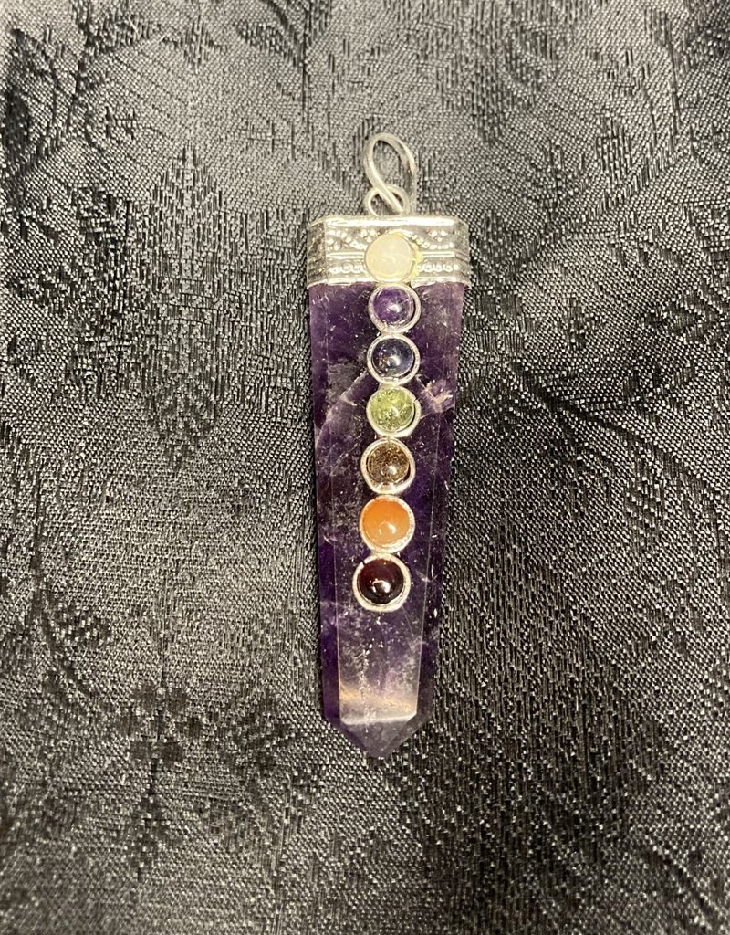 Amethyst Chakra Pendant - P258AM