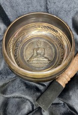 Singing Bowl - Buddha - 5.5 x 2.75 inches - 6733