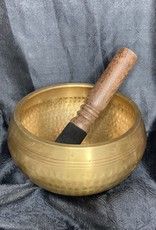 Singing Bowl - Hand Hammered - 5.75 x 3 inches - 6734