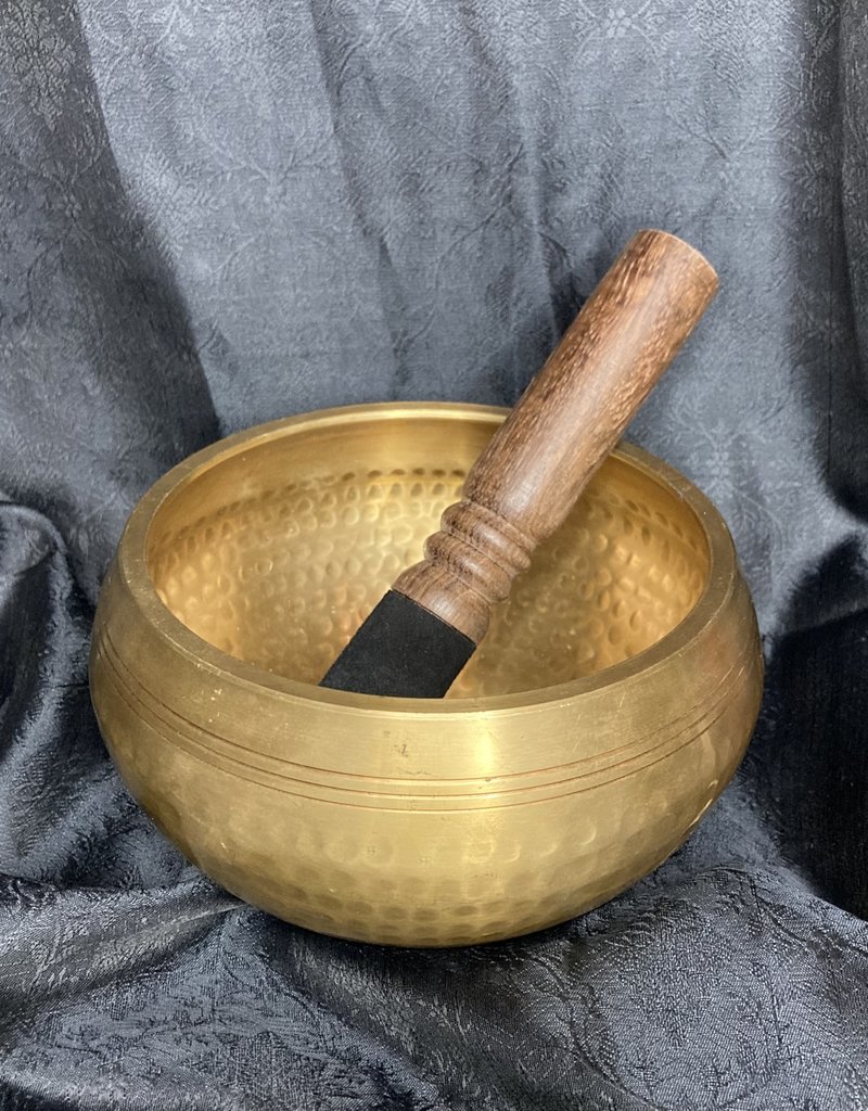 Singing Bowl - Hand Hammered - 5.75 x 3 inches - 6734