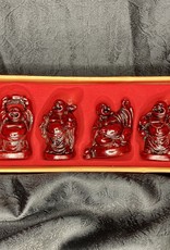 Statue - Happy Buddha - Mahogany - 4131 (Full Set)