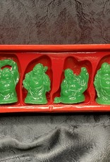 Statue - Happy Buddha - Green - 4130 (Full Set)