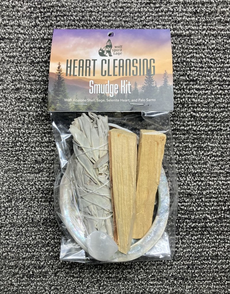 Kit - Heart Cleansing - Shell, Sage, Clear Quartz, Palo Santo -  CK116