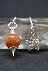 Pendulum - Orange Aventurine Tree Star