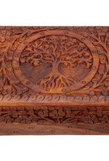 Box - Carved Lined - Tree of Life