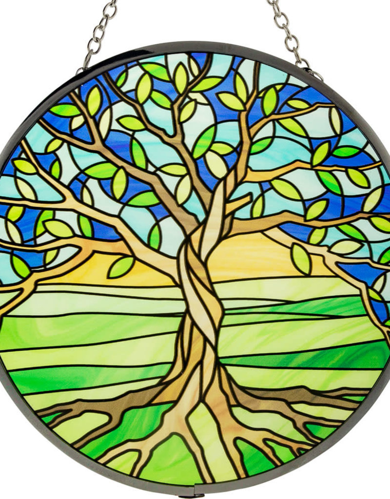 Glass Suncatcher- Tree of Life- 6 inches
