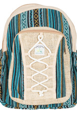Backpack - Blue Tones Hemp