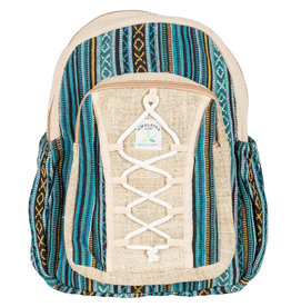 Backpack - Blue Tones Hemp