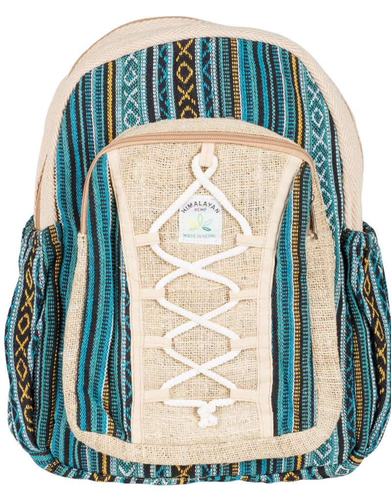 Backpack - Blue Tones Hemp