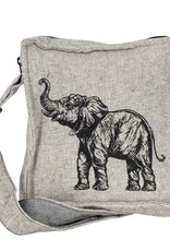 Bag - Elephant Crossbody - Zipper Closure