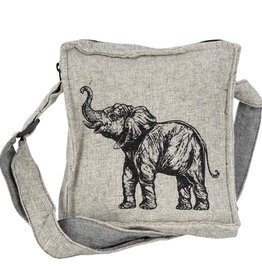 Bag - Elephant Crossbody - Zipper Closure