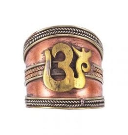 Adjustable Ring - Copper- Om