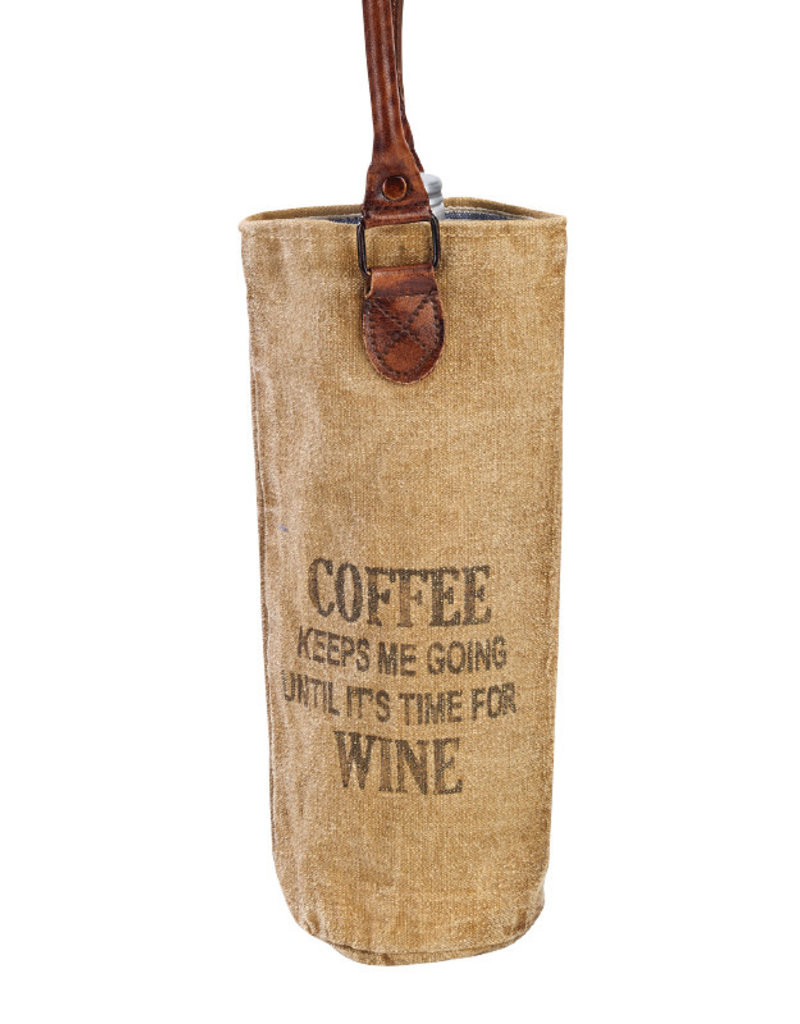 Wine Bag - Coffee Keeps Me Going Until It's Time for Wine
