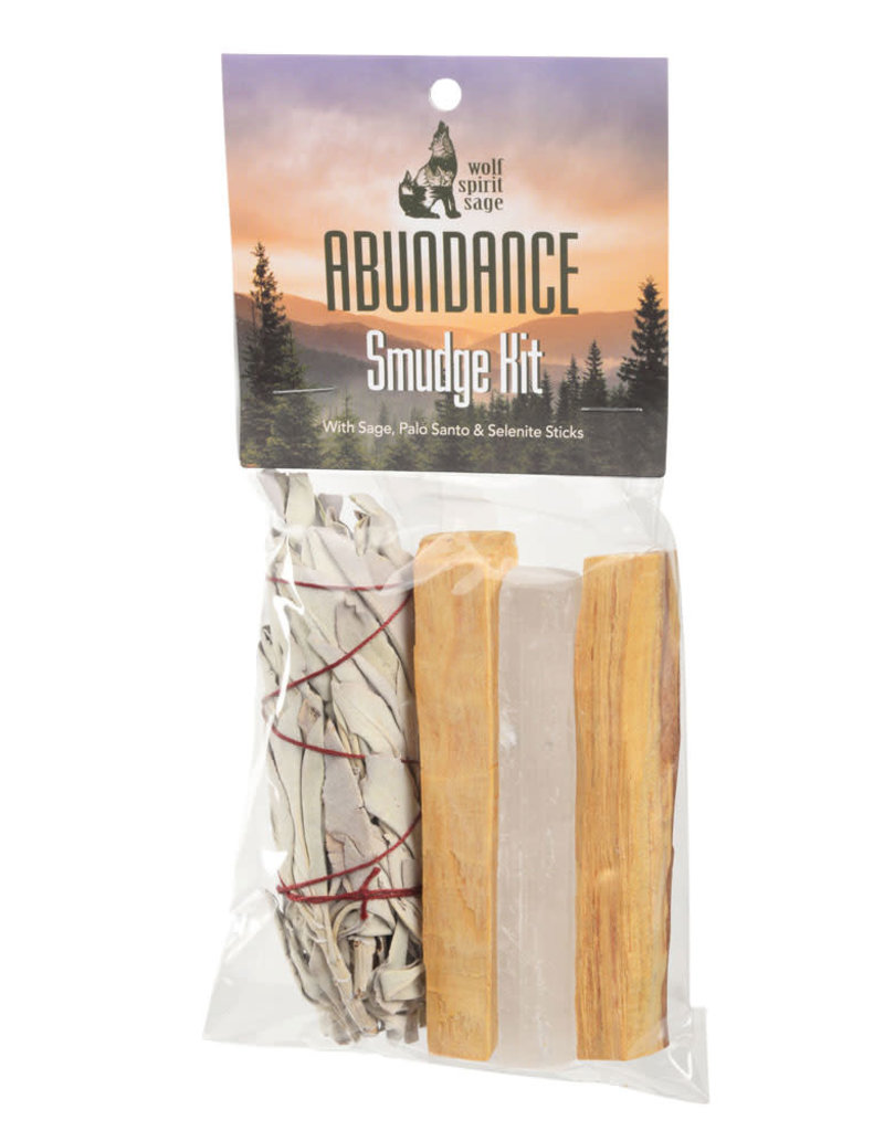 Kit - Abundance - Sage, Palo Santo and Selenite Stick