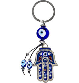 Key Ring - Evil Eye Talisman Fatima Hand