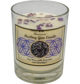 HC - Healing Amethyst Soy Gem Candle