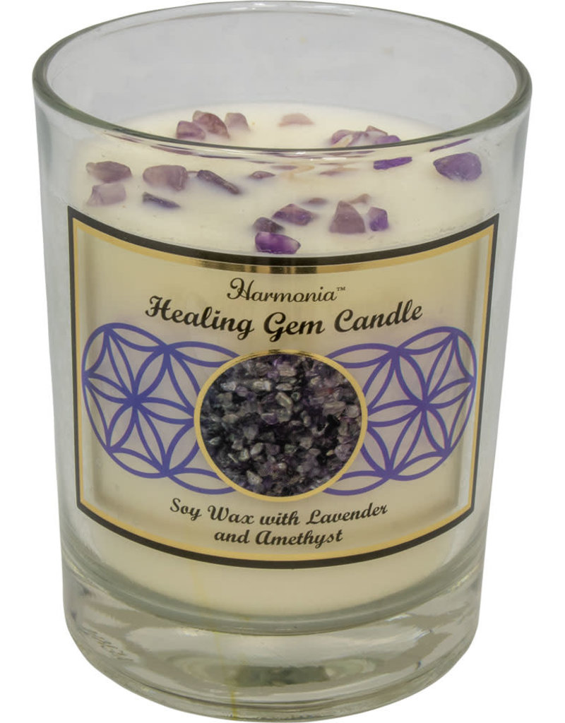 HC - Healing Amethyst Soy Gem Candle