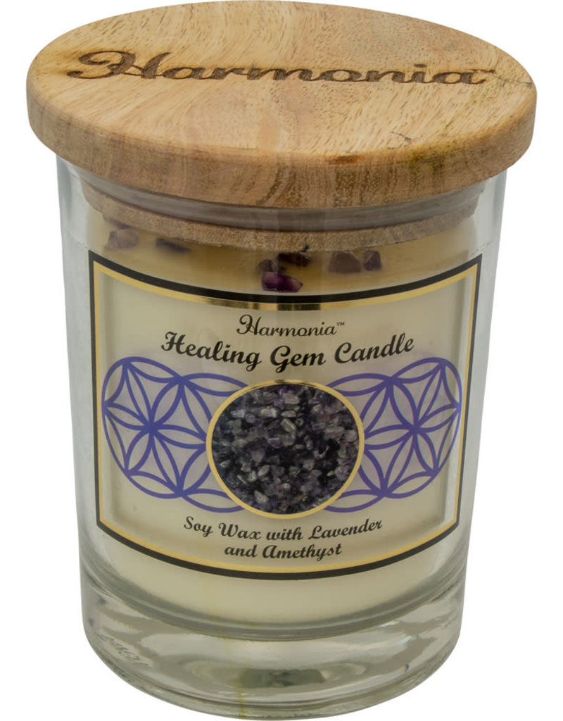 HC - Healing Amethyst Soy Gem Candle