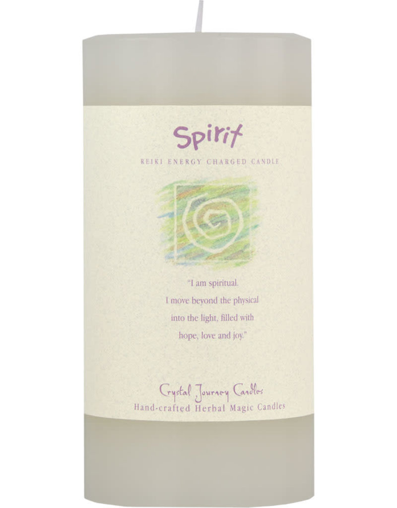 Reiki Charged Candle - 3x6 - Spirit